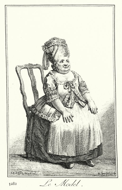 Modellen (gravyr) av Joseph Franz von (after) Goez