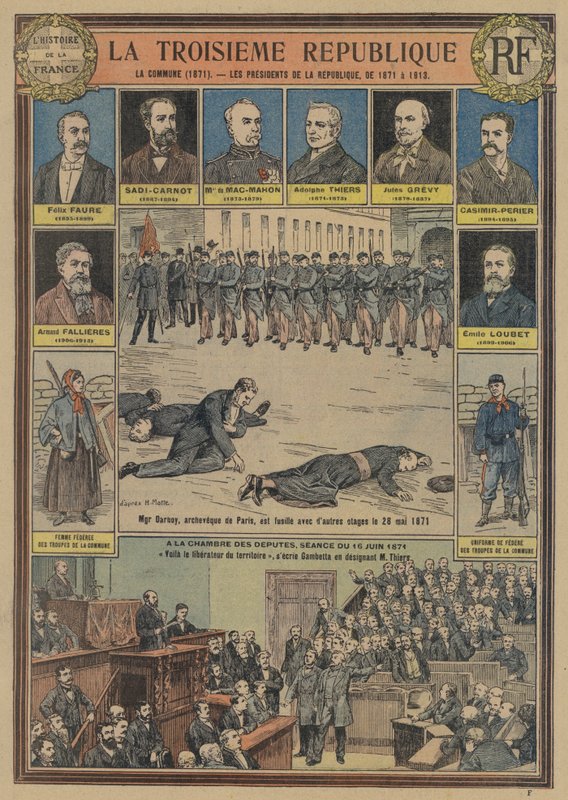 Franska tredje republiken: Pariskommunen (1871) och republikens presidenter av Joseph Girard