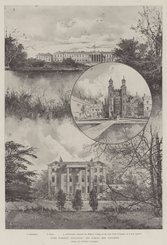 Lord Roberts utbildning, hans skola och högskolor av Joseph Holland Tringham