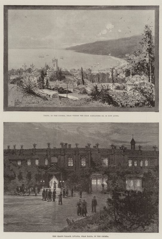 Alexander III av Rysslands död av Joseph Holland Tringham