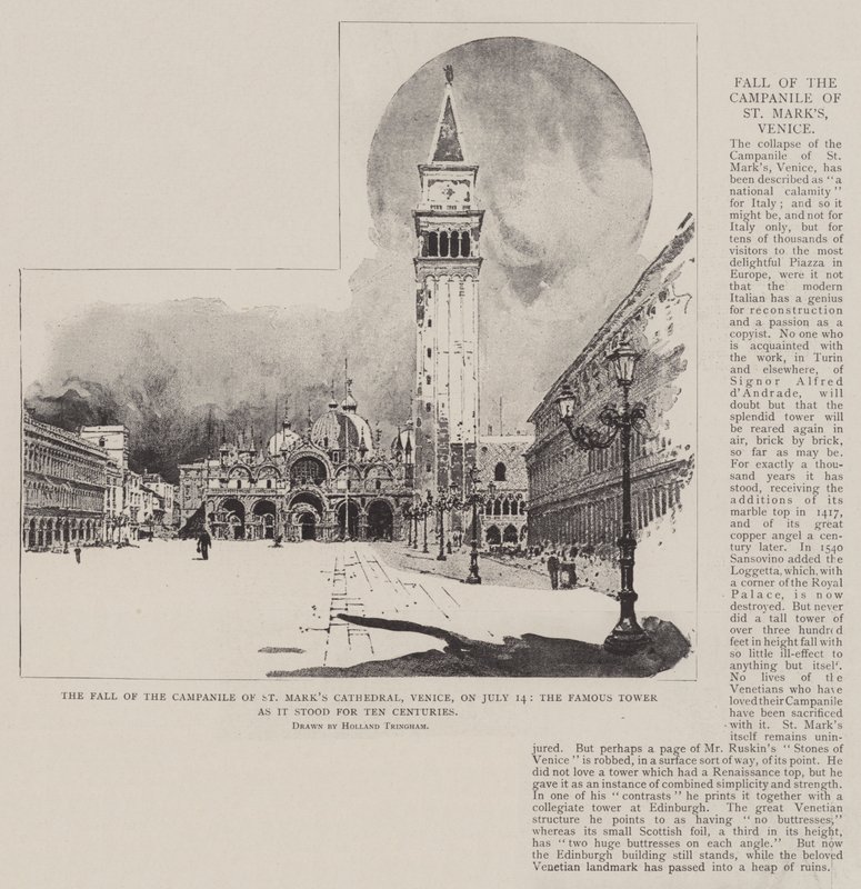 Fallet av Campanile of St Mark