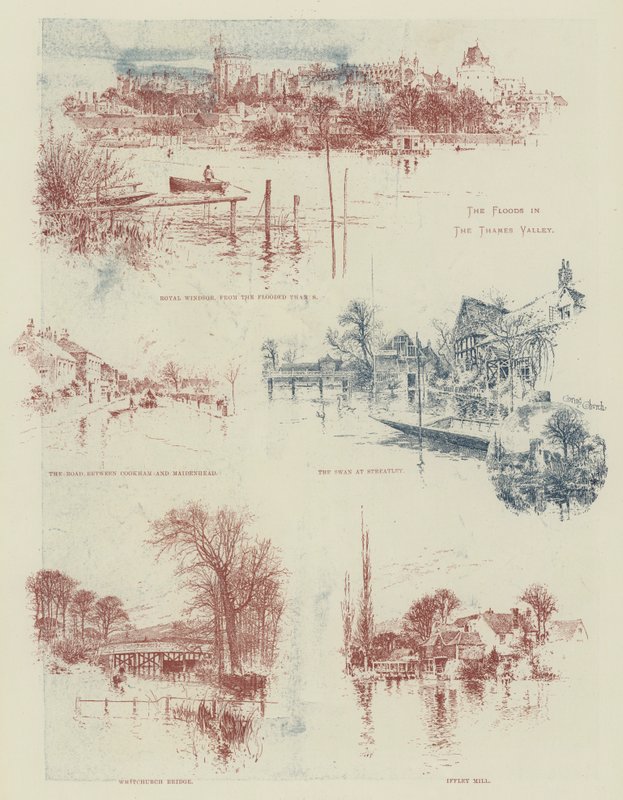 Översvämningarna i Thames Valley av Joseph Holland Tringham