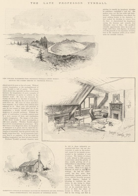 Den avlidne professor Tyndall av Joseph Holland Tringham