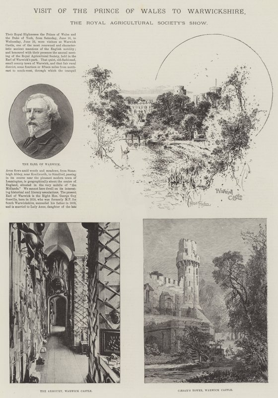 Besök av prinsen av Wales i Warwickshire av Joseph Holland Tringham