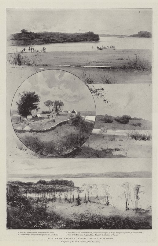 Med Major Martyrs Centralafrikanska Expedition av Joseph Holland Tringham