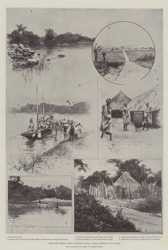 Med Sierra Leone Frontier Force, från Freetown till Falaba av Joseph Holland Tringham