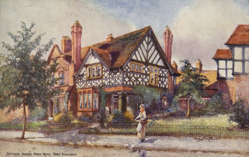 Stugahem, Park Road, Port Sunlight av Joseph Hughes Clayton