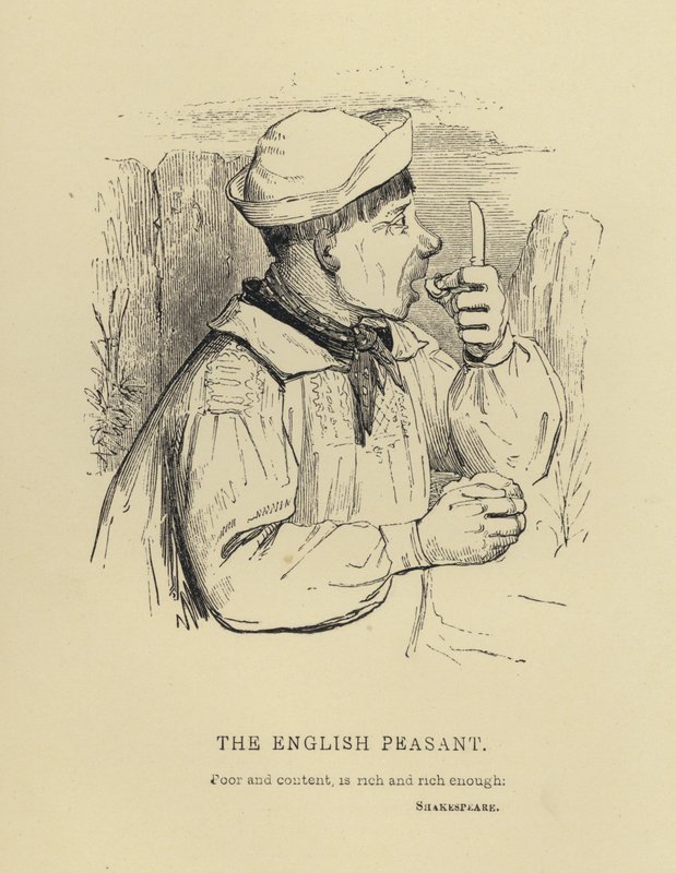 Kenny Meadows: The English Peasant (gravyr) av Joseph Kenny (after) Meadows