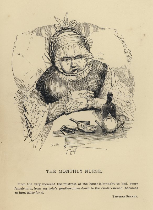 Kenny Meadows: The Monthly Nurse (gravyr) av Joseph Kenny (after) Meadows