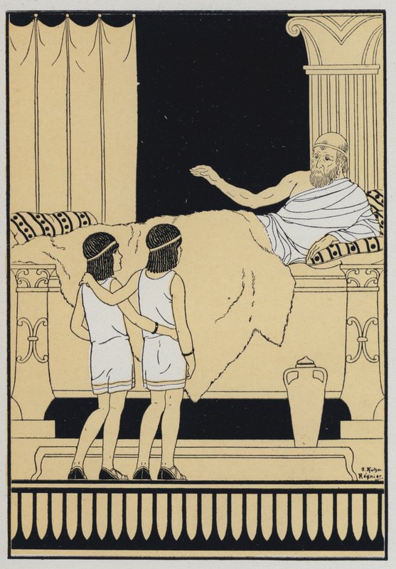 Historien om kung Procas och hans två söner av Joseph Kuhn Regnier