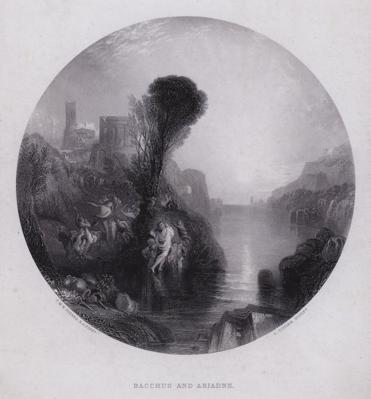 Bacchus och Ariadne av Joseph Mallord William Turner