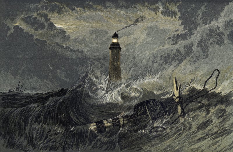 Fyren Eddystone av Joseph Mallord William Turner