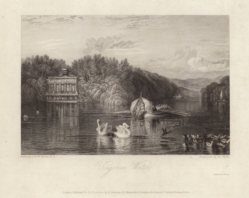 Virginia vatten av Joseph Mallord William Turner