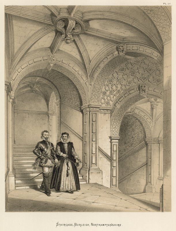 Trappa, Burleigh, Northamptonshire av Joseph Nash