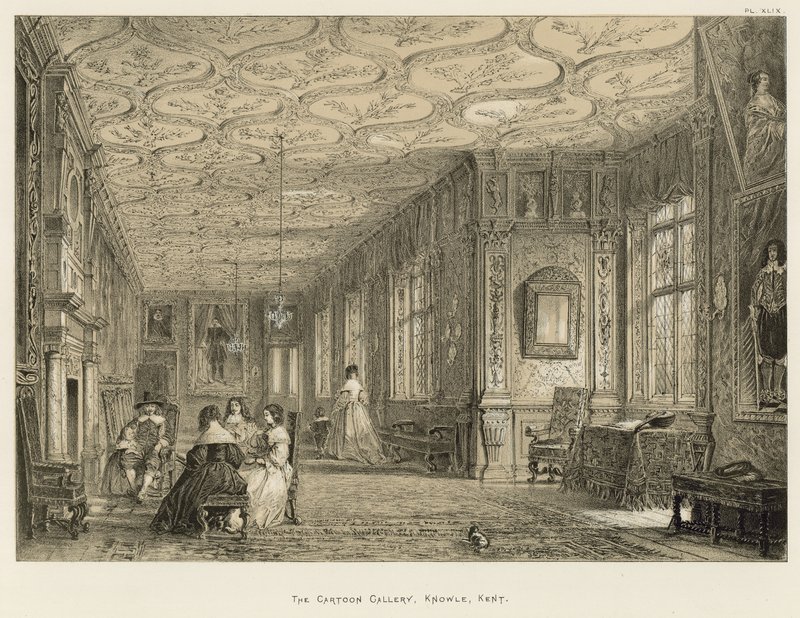 The Cartoon Gallery, Knowle, Kent av Joseph Nash
