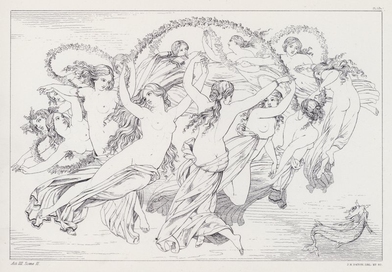 Shelleys Prometheus Unbound, Act III, Scene 2 av Joseph Noel after Paton