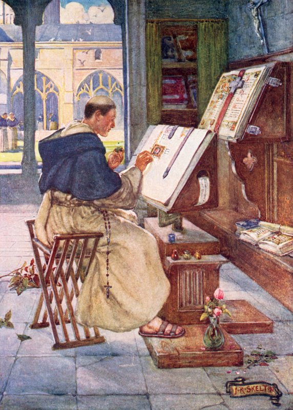 Medeltida skrivare av Joseph Ratcliffe Skelton