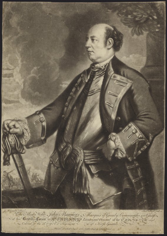 Porträtt av generallöjtnant John Manners av Joshua Reynolds