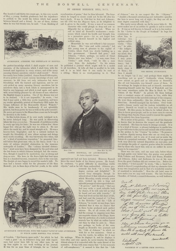 Boswells hundraårsjubileum av Joshua Reynolds