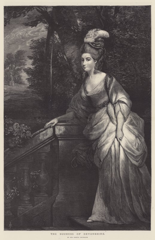 Hertiginnan av Devonshire av Joshua Reynolds