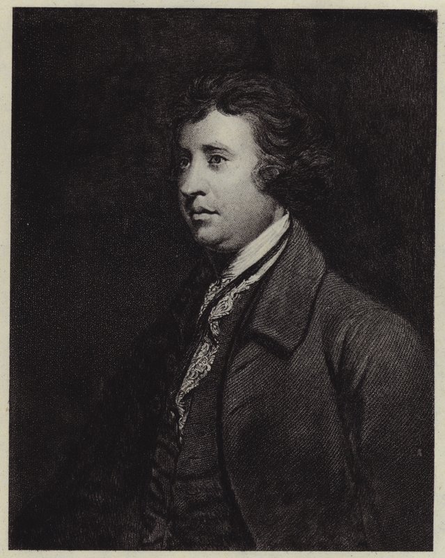 Edmund Burke (litho) av Joshua (after) Reynolds