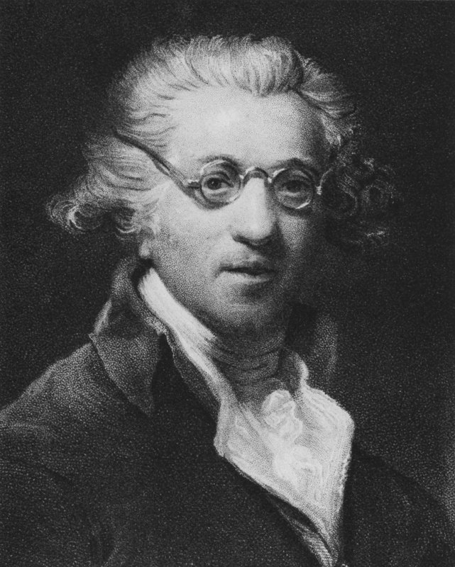 Sir Joshua Reynolds, självporträtt (lito) av Joshua (after) Reynolds