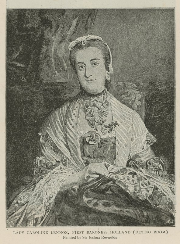 Lady Caroline Lennox, första friherrinnan Holland av Joshua Reynolds