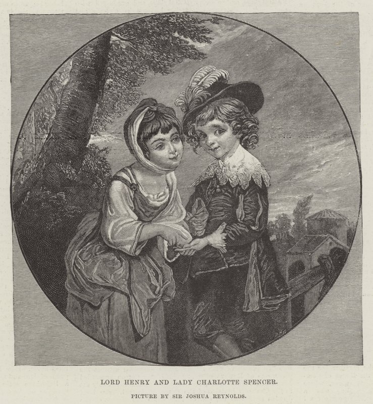 Lord Henry och Lady Charlotte Spencer av Joshua Reynolds