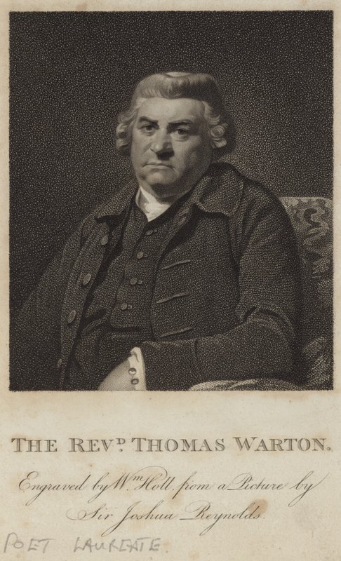 Porträtt av Thomas Warton av Joshua Reynolds