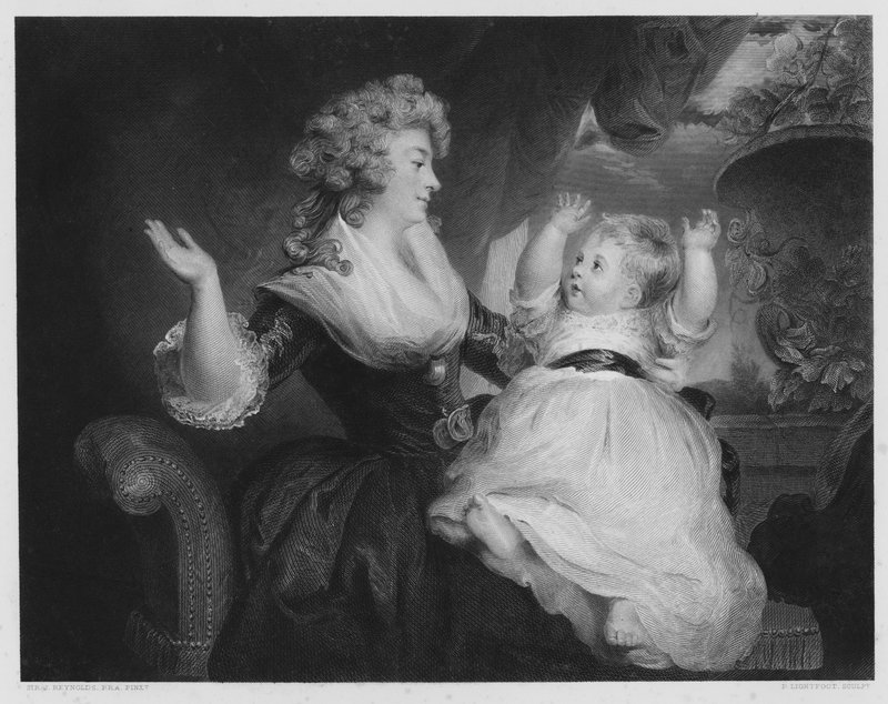 Hertiginnan av Devonshire, 1784 av Joshua Reynolds
