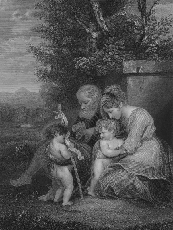 Den heliga familjen av Joshua Reynolds