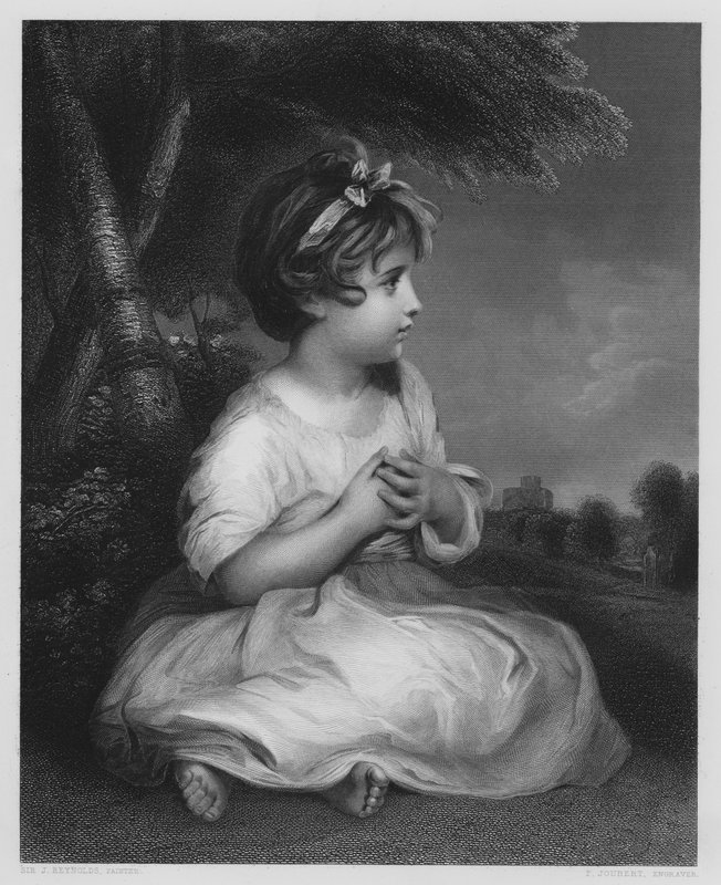 The Age of Innocence, från bilden i Vernon Gallery av Joshua after Reynolds