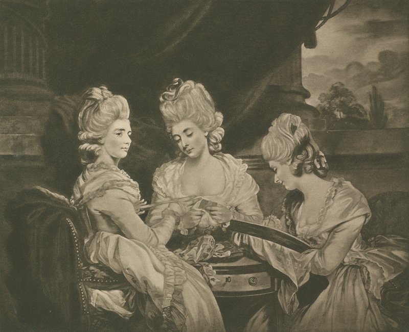 Damerna Waldegrave av Joshua after Reynolds