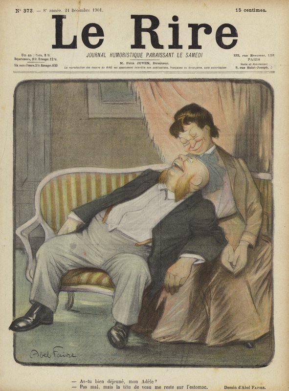 Illustration för Le Rire av Jules Abel Faivre
