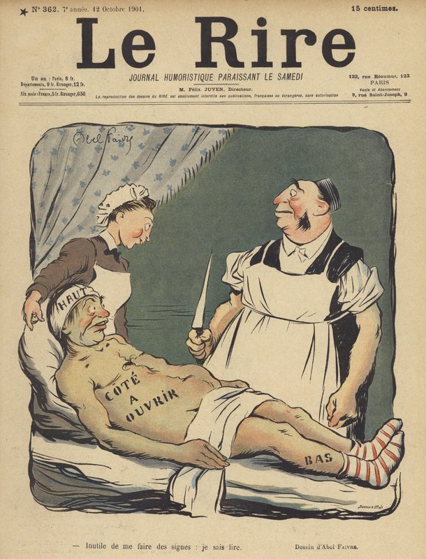 Illustration för Le Rire av Jules Abel Faivre