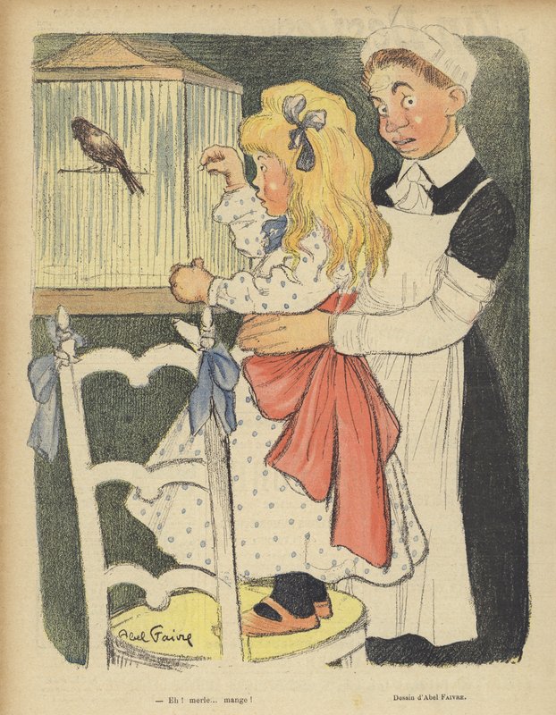 Illustration för Le Rire av Jules Abel Faivre