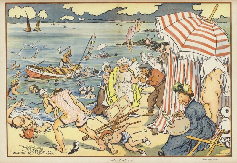 Illustration för Le Rire av Jules Abel Faivre