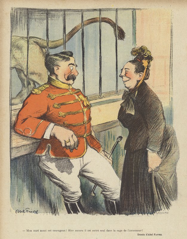 Illustration för Le Rire av Jules Abel Faivre