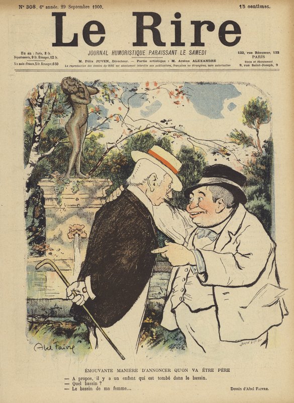 Illustration för Le Rire av Jules Abel Faivre