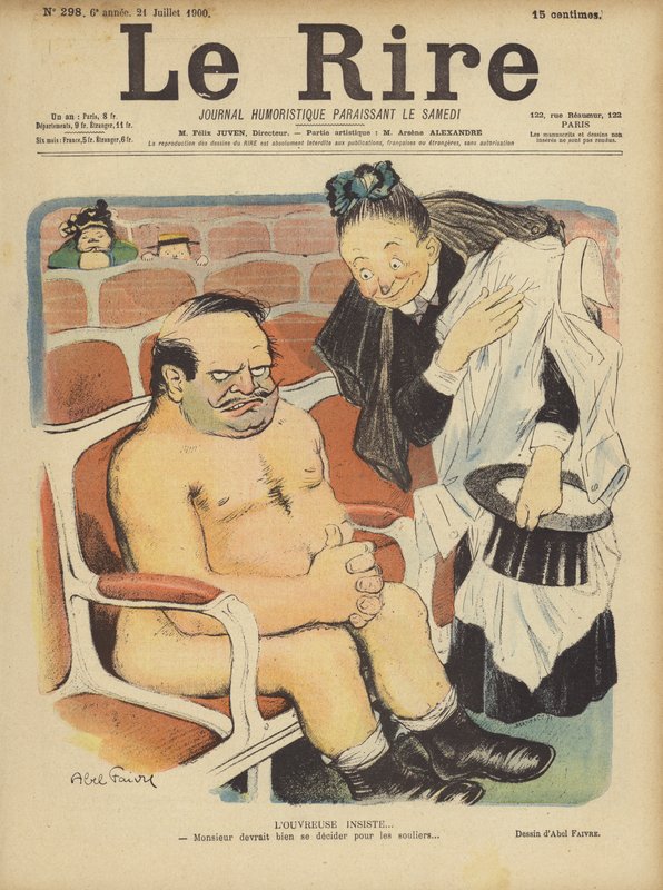 Illustration för Le Rire av Jules Abel Faivre