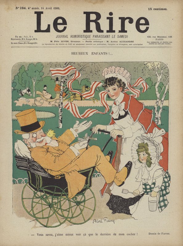 Illustration för Le Rire av Jules Abel Faivre