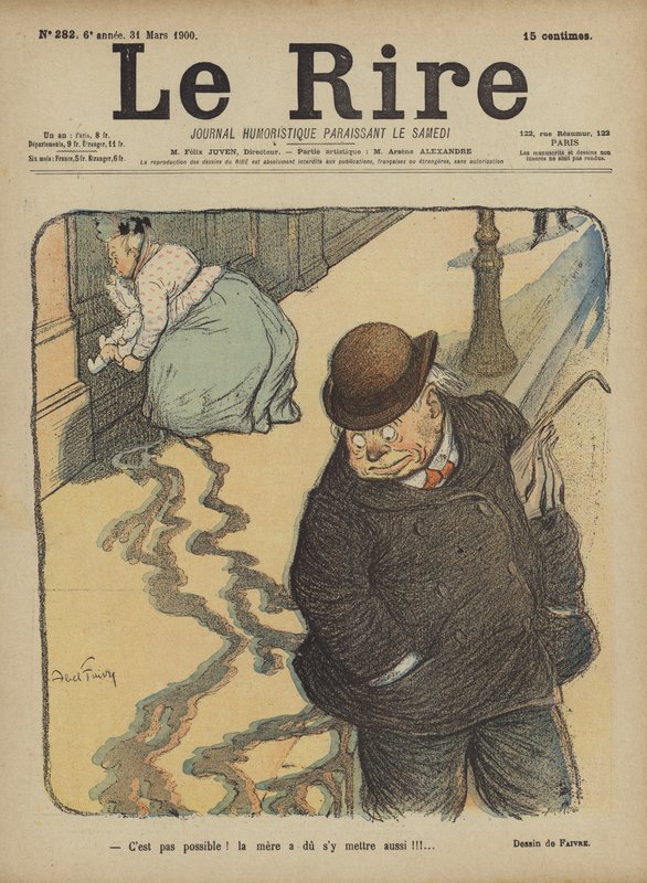 Illustration för Le Rire av Jules Abel Faivre