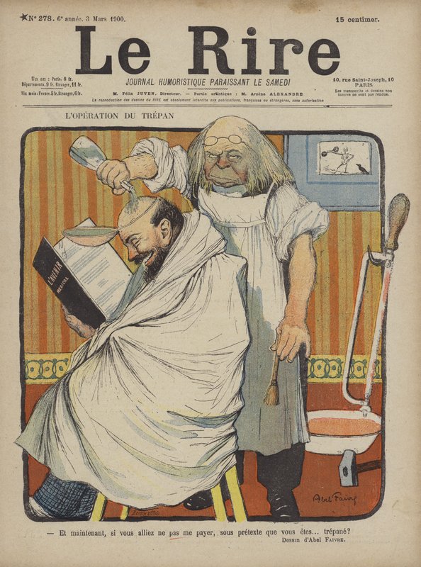 Illustration för Le Rire av Jules Abel Faivre