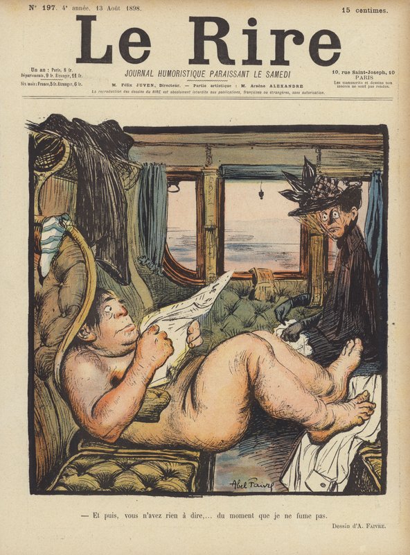 Illustration för Le Rire av Jules Abel Faivre