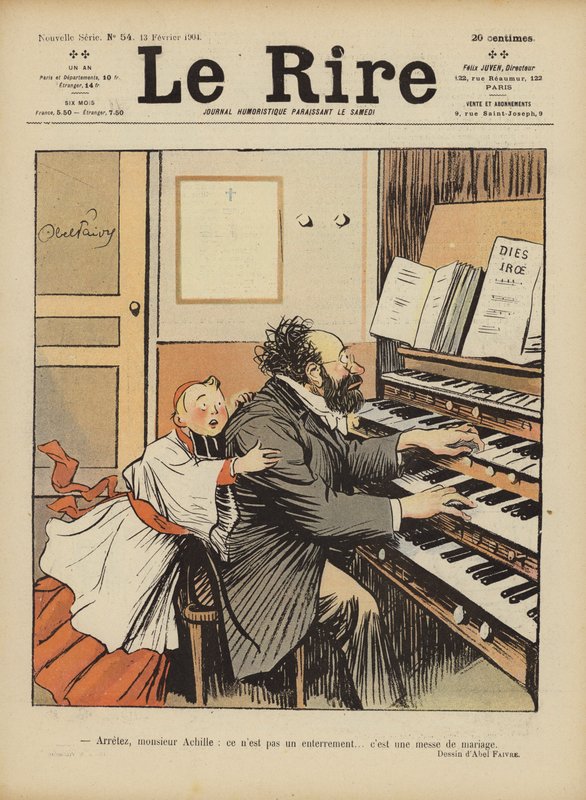 Illustration för Le Rire av Jules Abel Faivre