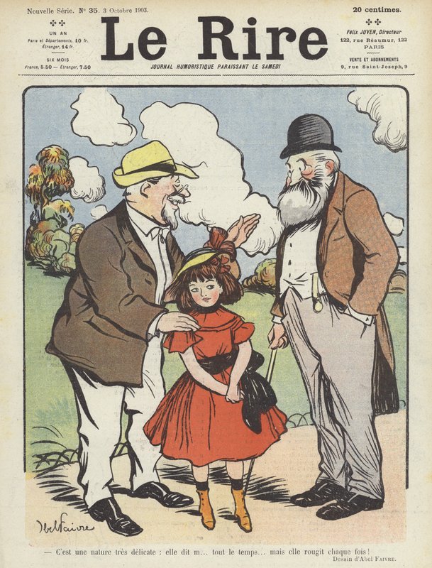 Illustration för Le Rire av Jules Abel Faivre