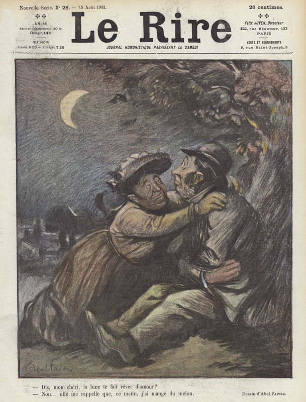 Illustration för Le Rire av Jules Abel Faivre