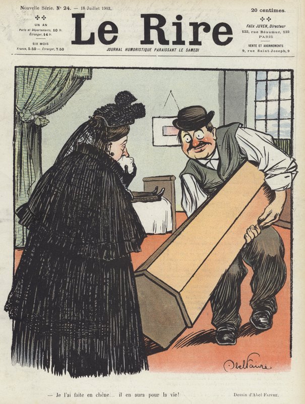 Illustration för Le Rire av Jules Abel Faivre