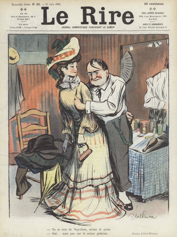 Illustration för Le Rire av Jules Abel Faivre