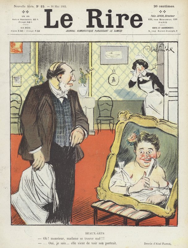 Illustration för Le Rire av Jules Abel Faivre